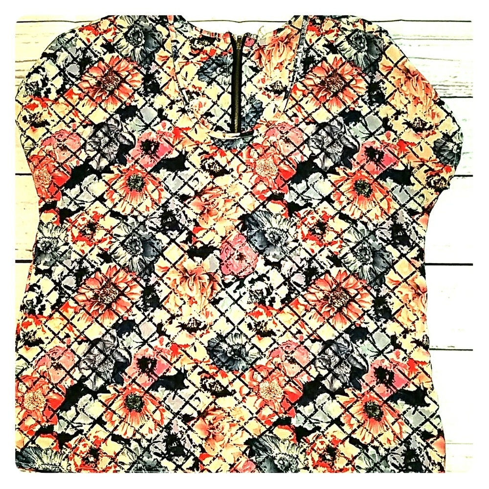 Printed Floral Print Blouse